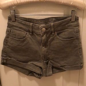 ❌SOLD❌American Eagle Sage Green Hi-Rise Short